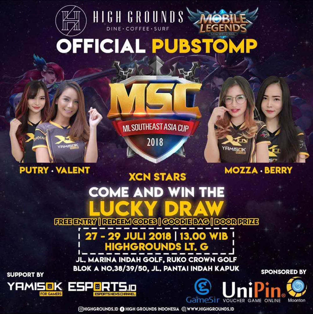 GameSir Indonesia & Ml Southeast Asia Cup 2018