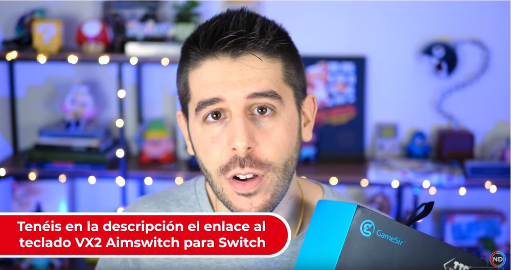 Juega con TECLADO en Nintendo Switch 😎 (Fortnite, Mario Kart, Zelda) [2020] GameSir VX2 AimSwitch